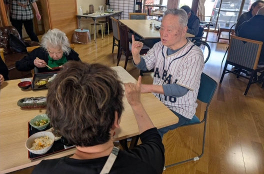 住民の方々との交流
