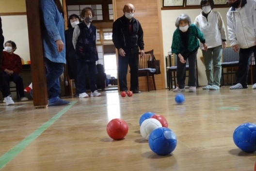 ボッチャの試合